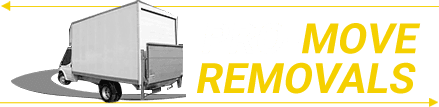 Pro-Move Removals company logo with moving van graphic.